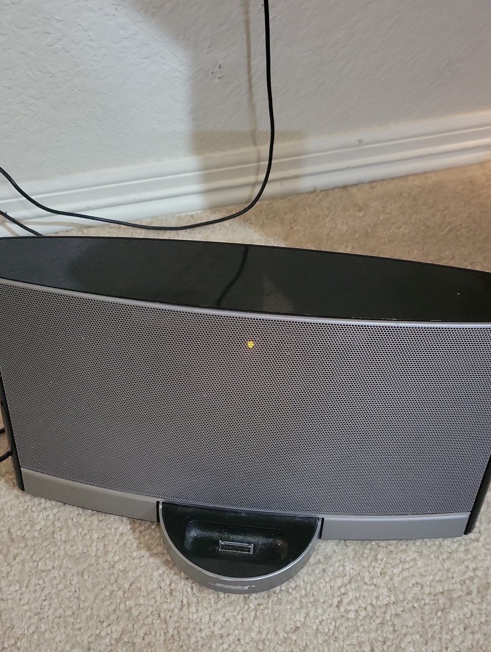 NOT TESTED! Bose SoundDock Portable Digital Music System W/ Power Block. FAIR.